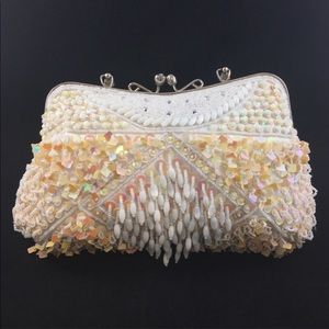 Vintage Beaded Clutch Purse
